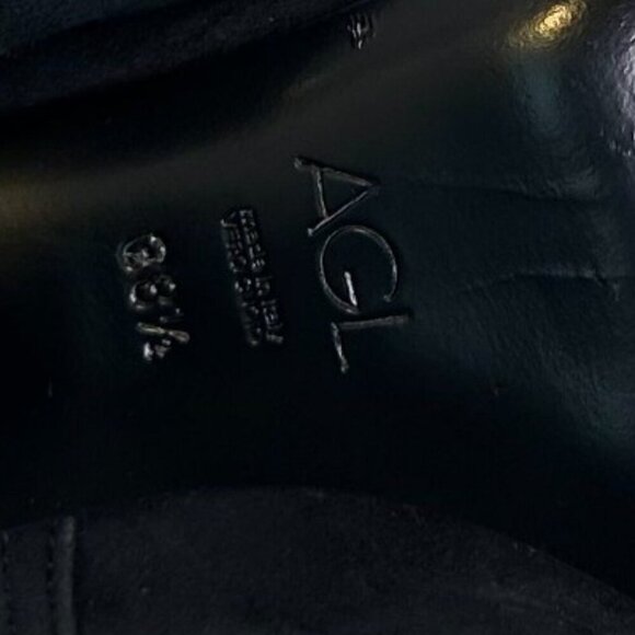 AGL Women's Lisette Almond Toe Mid Heel Stretch Booties EU 38.5 Black - Picture 16 of 16